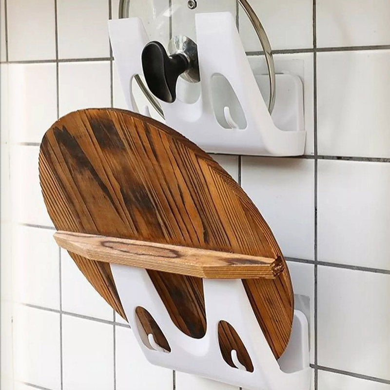 Double Hook Pot Cover Rack