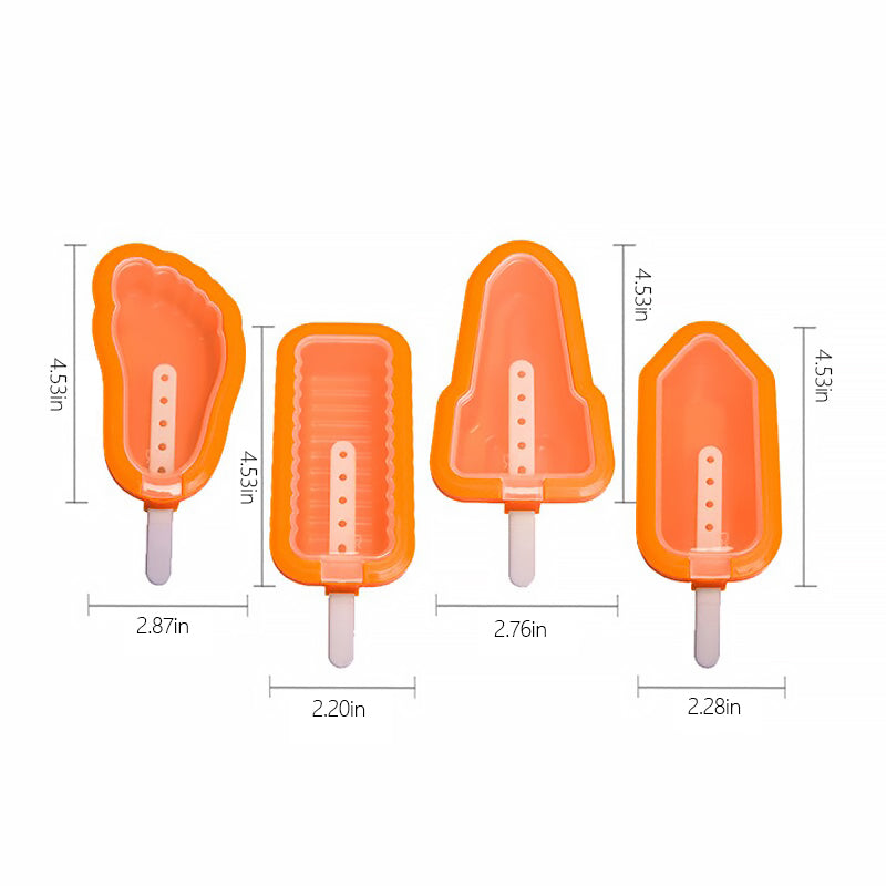 Split Ice Cream Mold with Lid