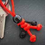 Braided Rope Paracord Buddy Keychain