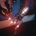 Steampunk Rocket Lamp