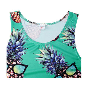 Comfortable summer pineapple vest