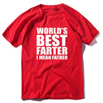 “World's Best Farter, I Mean Father" T-Shirt