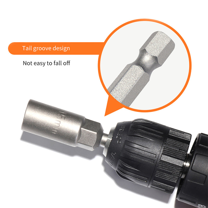 Extra Deep Hex Bit Socket Bolt Nut Driver Bit Set