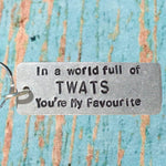 [Christmas Sale] 'You're My FAVOURITE' Funny Keychain