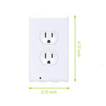 Hirundo Outlet Wall Plate With LED Night Lights