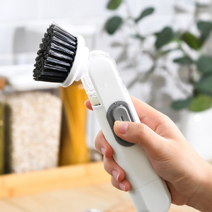 Pot Brush with Soap Dispenser