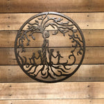 Metal Tree Of Life Wall Decoration