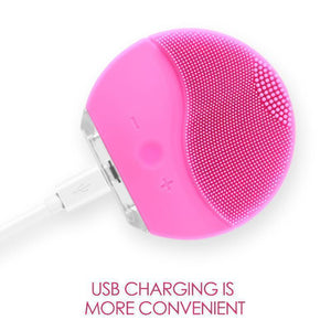 Electric Silicone Facial Cleansing Brush