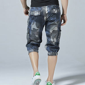 Denim Camouflage Overalls for Men