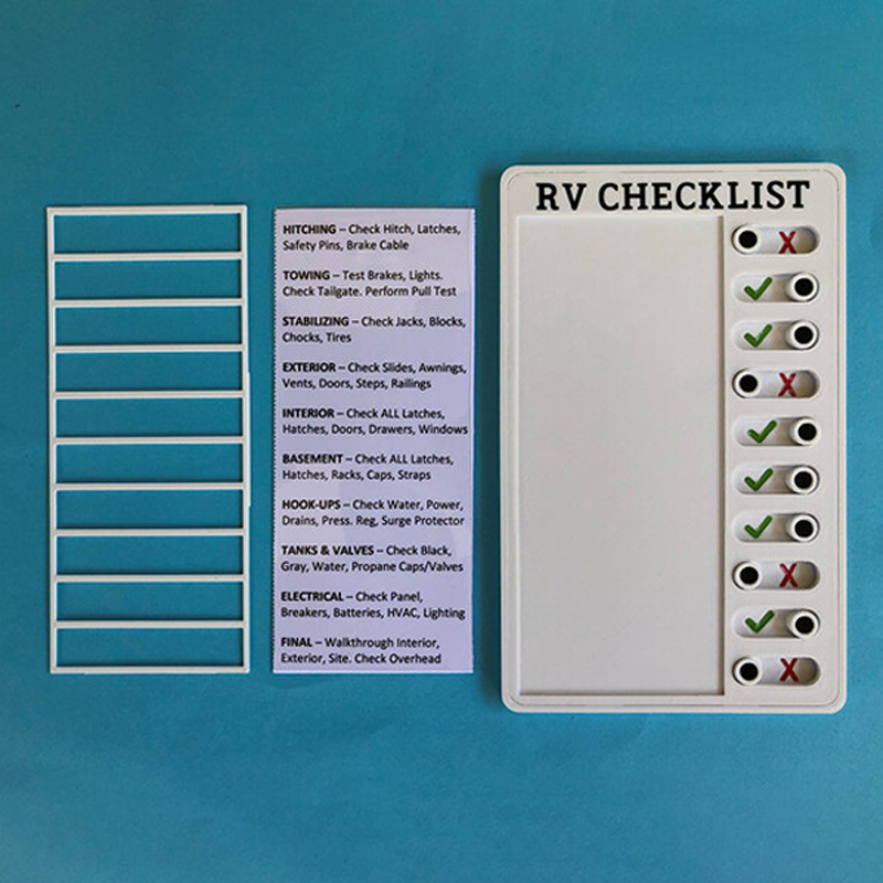 Memo Checklist Board