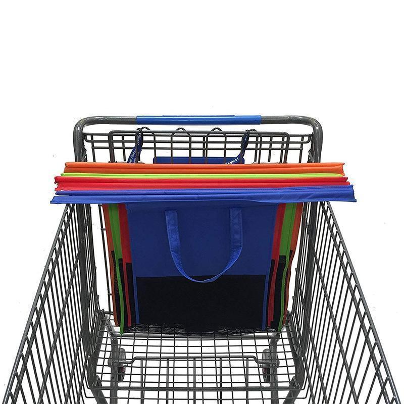 4 in 1 reusable shopping cart bags