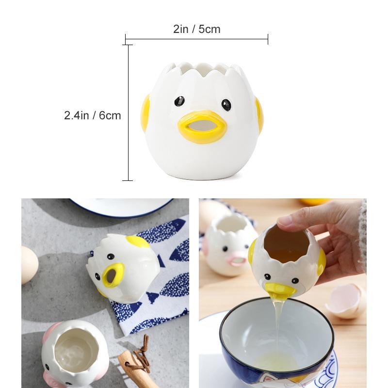 Cartoon Egg Yolk White Separator