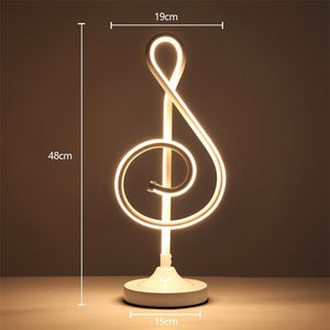 Musical Note Lamp