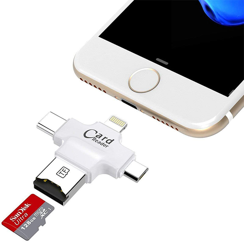 4 in 1 OTG Mobile Phone Card Reader