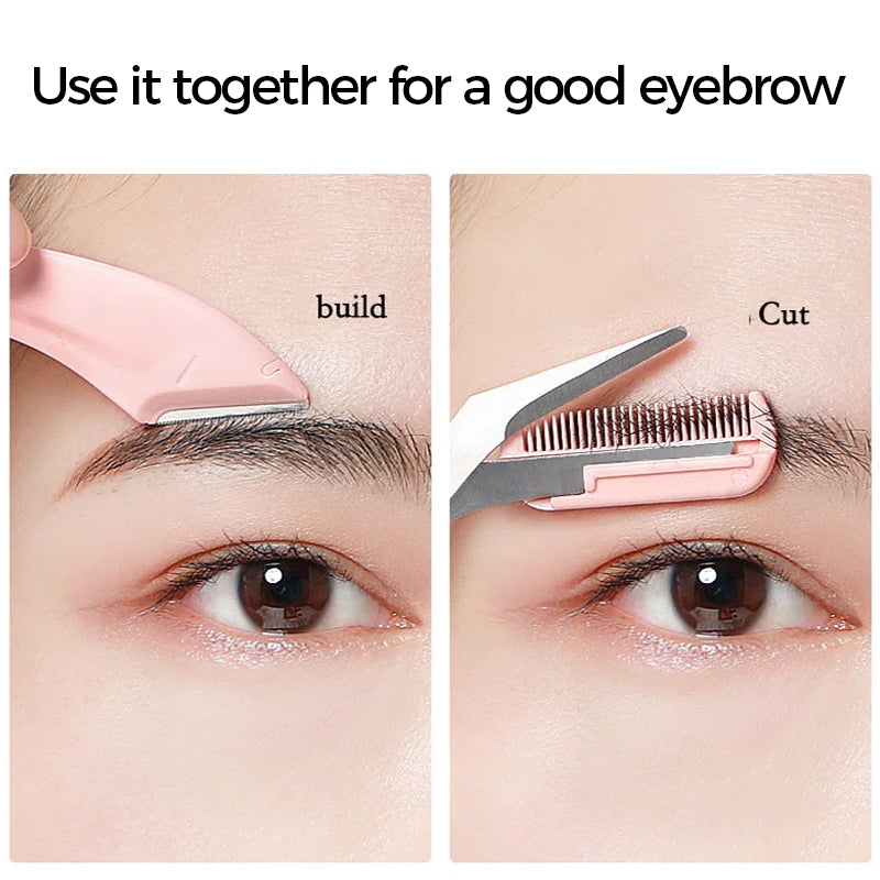 Eyebrow Trimmer Set🌙Eyebrow Scissors With Comb✂️