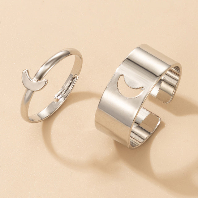 New Fashion Alloy Metal Couples Ring