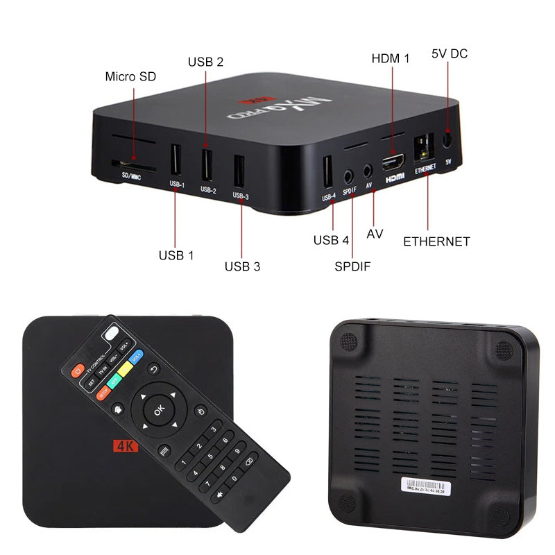 ADVANCE MXQ PRO 4K ANDROID TV BOX