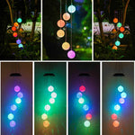 Outdoor Solar Particle Ball Wind Chime Lights