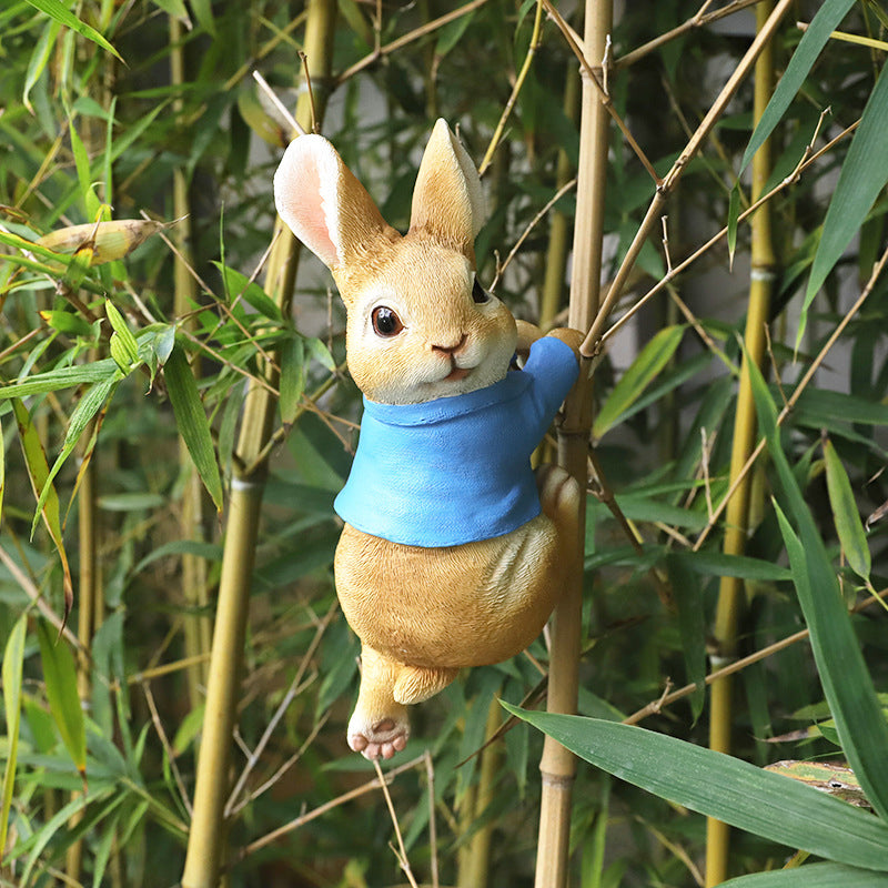 Garden Cartoon Rabbit Hanging Ornament