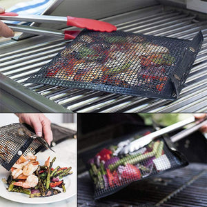 Reusable Non-Stick BBQ Mesh Grill Bags