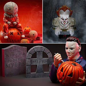 Halloween Horror Light-up Statue Decoration