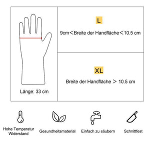 Indestructible rubber gloves (1 pair)