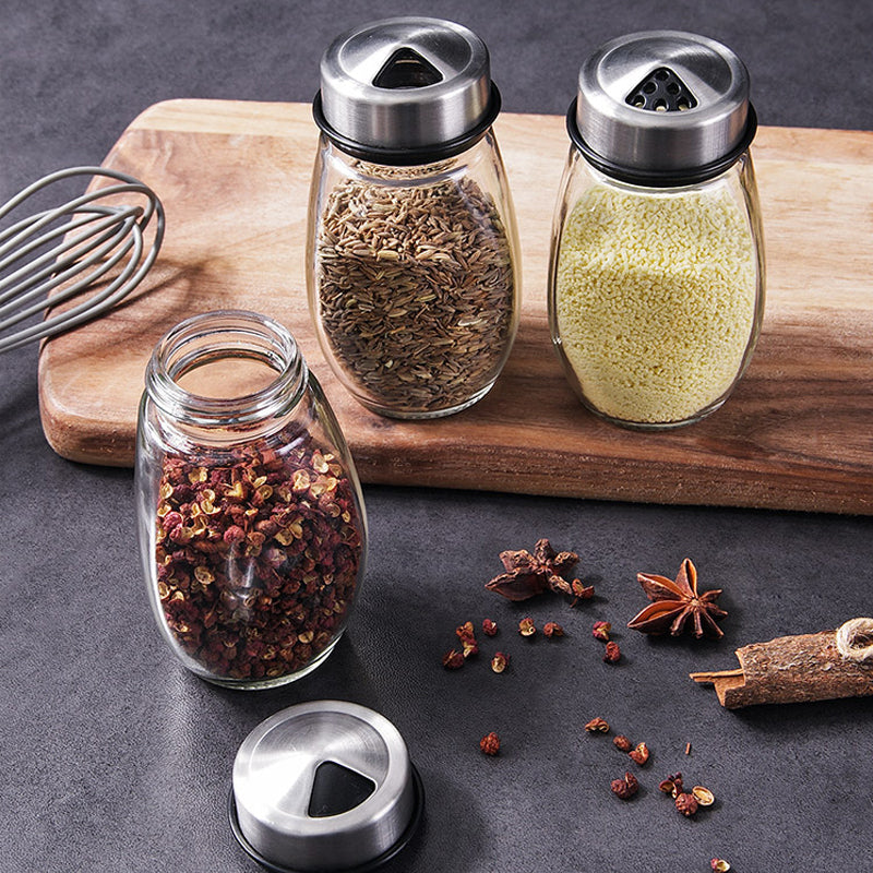 Kitchen Seasoning Jars (3 PCs)