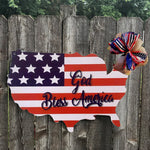 America Flag Decorative Board