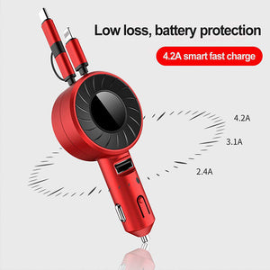 3-IN-1 Retractable Phone Charging Cable