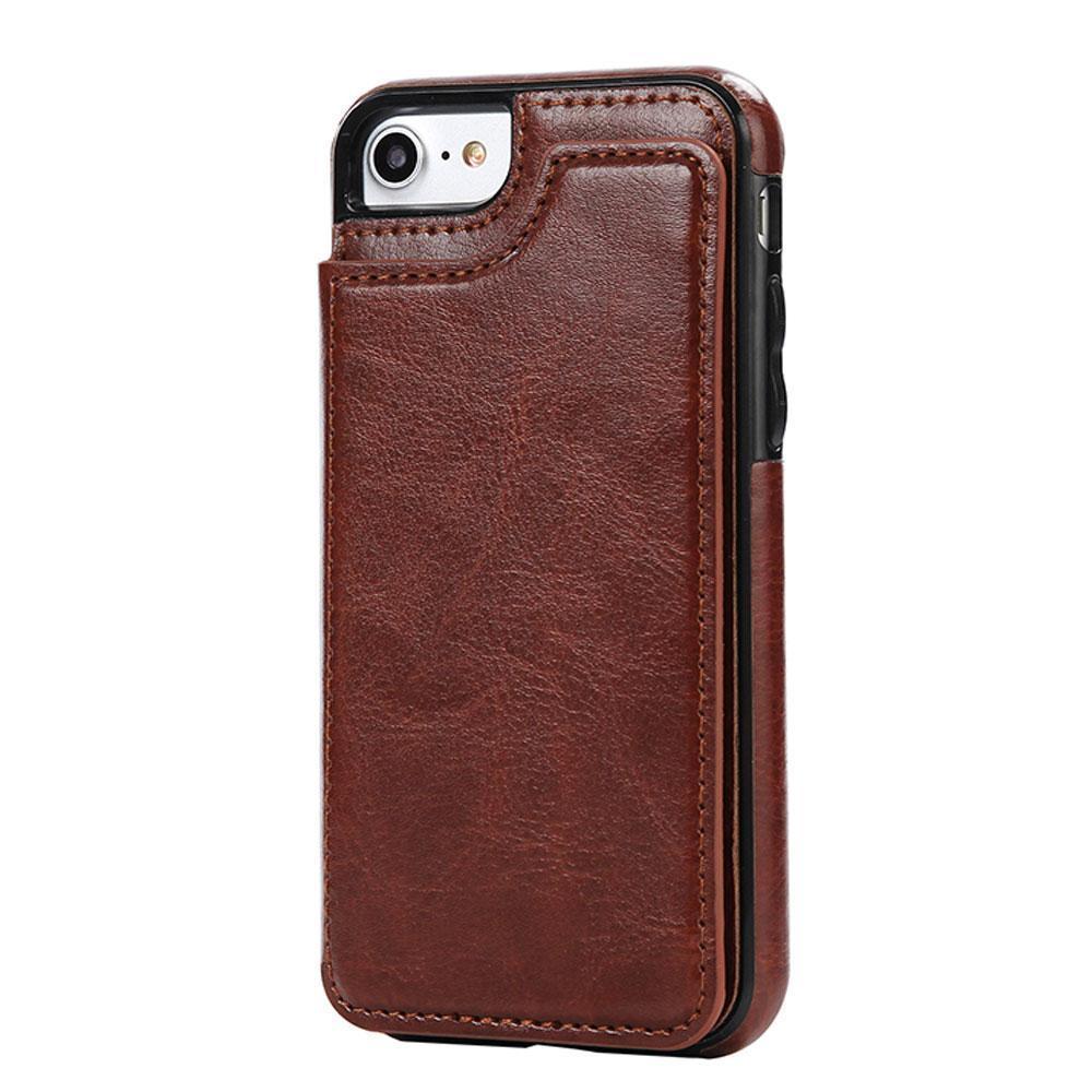 Leather Wallets Phone Case for iPhones, with card slots