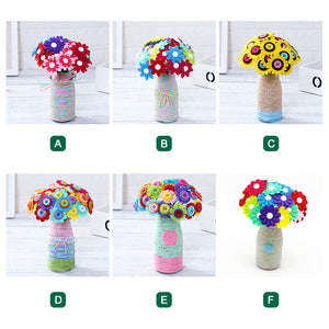 DIY Flower Button Crafts Kit