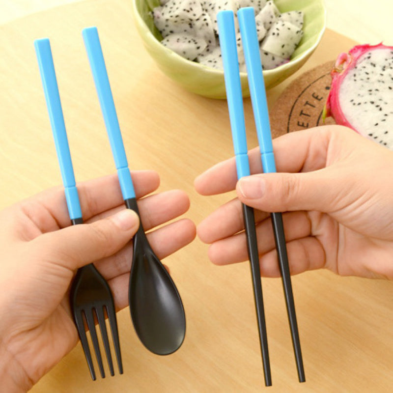 Portable Cutlery Set (Chopsticks Fork Spoon)