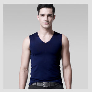 Ice Silk Seamless Vest for Men