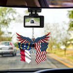 Eagle Flag Hanging Ornament for Car