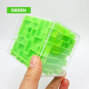 3D Cube Puzzle Maze Toy (Random Color)