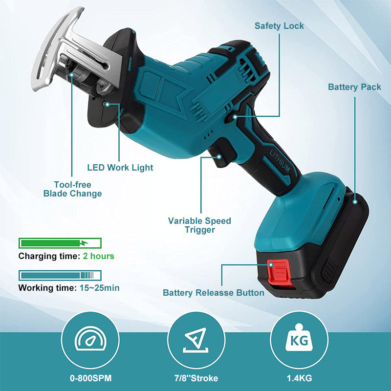 Cordless Electric Reciprocating Saw