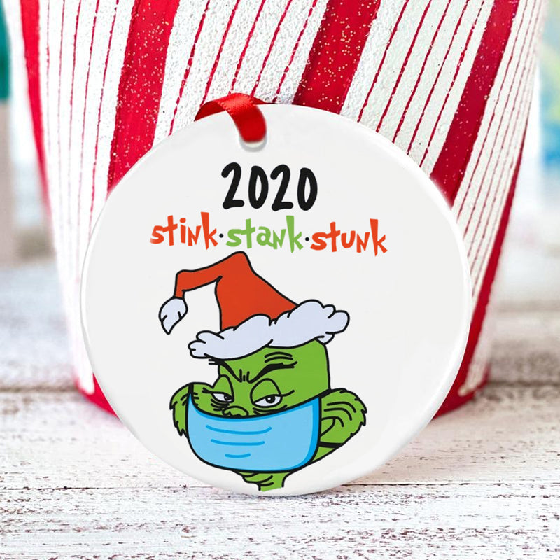 2020 Stink Stank Stunk Christmas Ornament