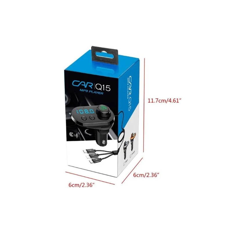 7 in 1 Car Charger & FM Transmitter