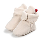 Baby Cozy Fleece Booties with Non Skid Bottom