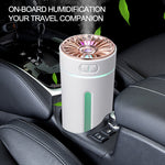 Wireless Car Air Humidifier with Colorful Night Light