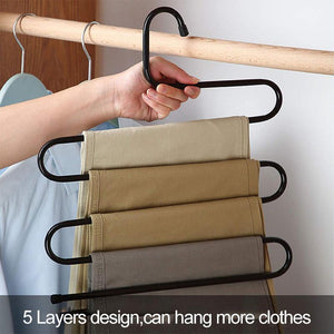 S-Shape Stainless Steel Clothes Hangers