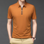 Ice Silk Polo Shirt for Men