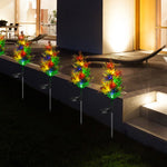 Solar Garden Christmas Tree Light, 2 Pcs