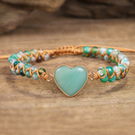 Tenderness bracelet in amazonite stone