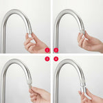 Rotatable Dual-Function Bubbler Faucet Head