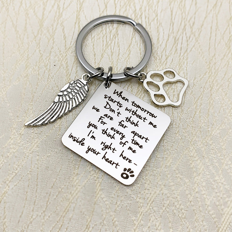 Pet Memorial Keychain