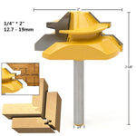 Domom 45 Degree Lock Miter Router Bits