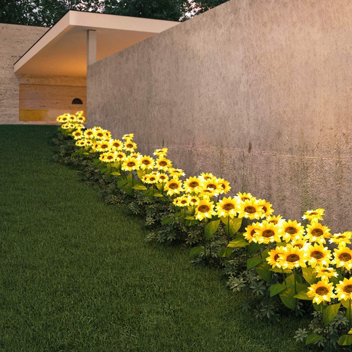 Solar Sunflower Light, 2 pcs