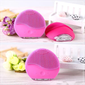 Electric Silicone Facial Cleansing Brush