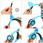 Creative Cat Ear Shape Headphones